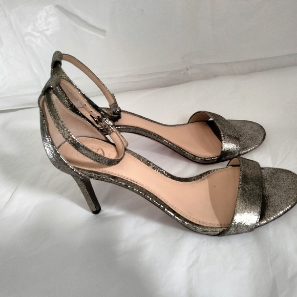 Tory Burch Keri crackle ankle strap sandals size 7 - Picture 15 of 16